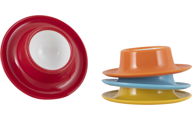 Gimex Eierbecher 4er-Set Rainbow