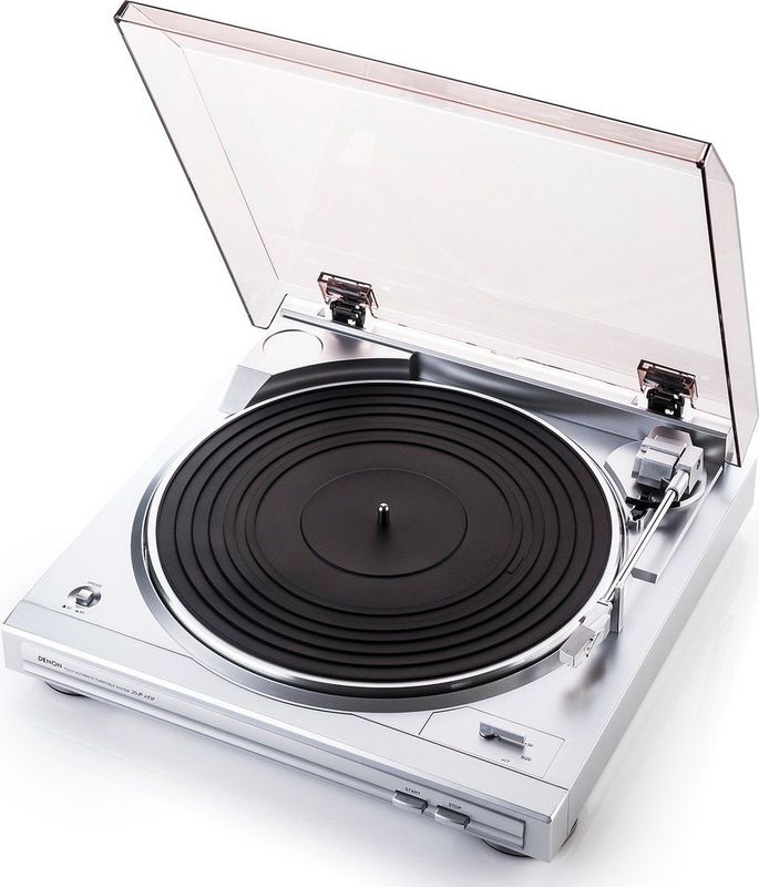 Denon DP-29 - Volautomatische Giradiscos - Zilver