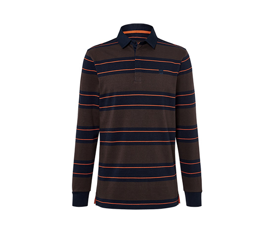 Langarm-Poloshirt