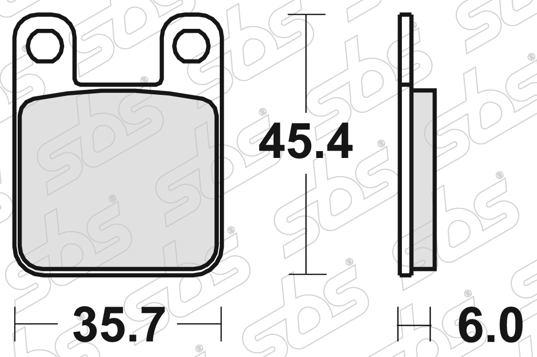SBS - Plaquettes de frein 559 HF