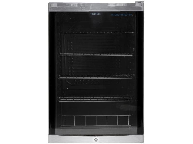 Kibernetik Gewerbekühlschrank GK130L01 Rechts (wechselbar) Kühlschrank, Freistehend, Schwarz