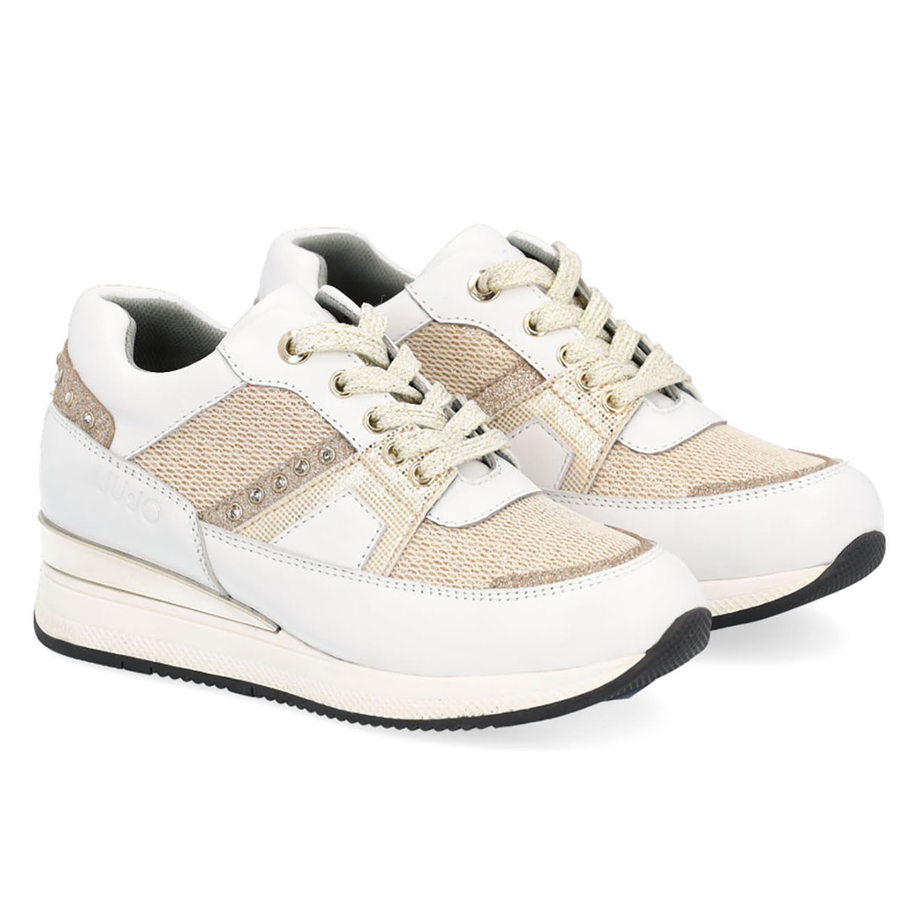 Liu-Jo Sneakers en Cuir Connie blanches
