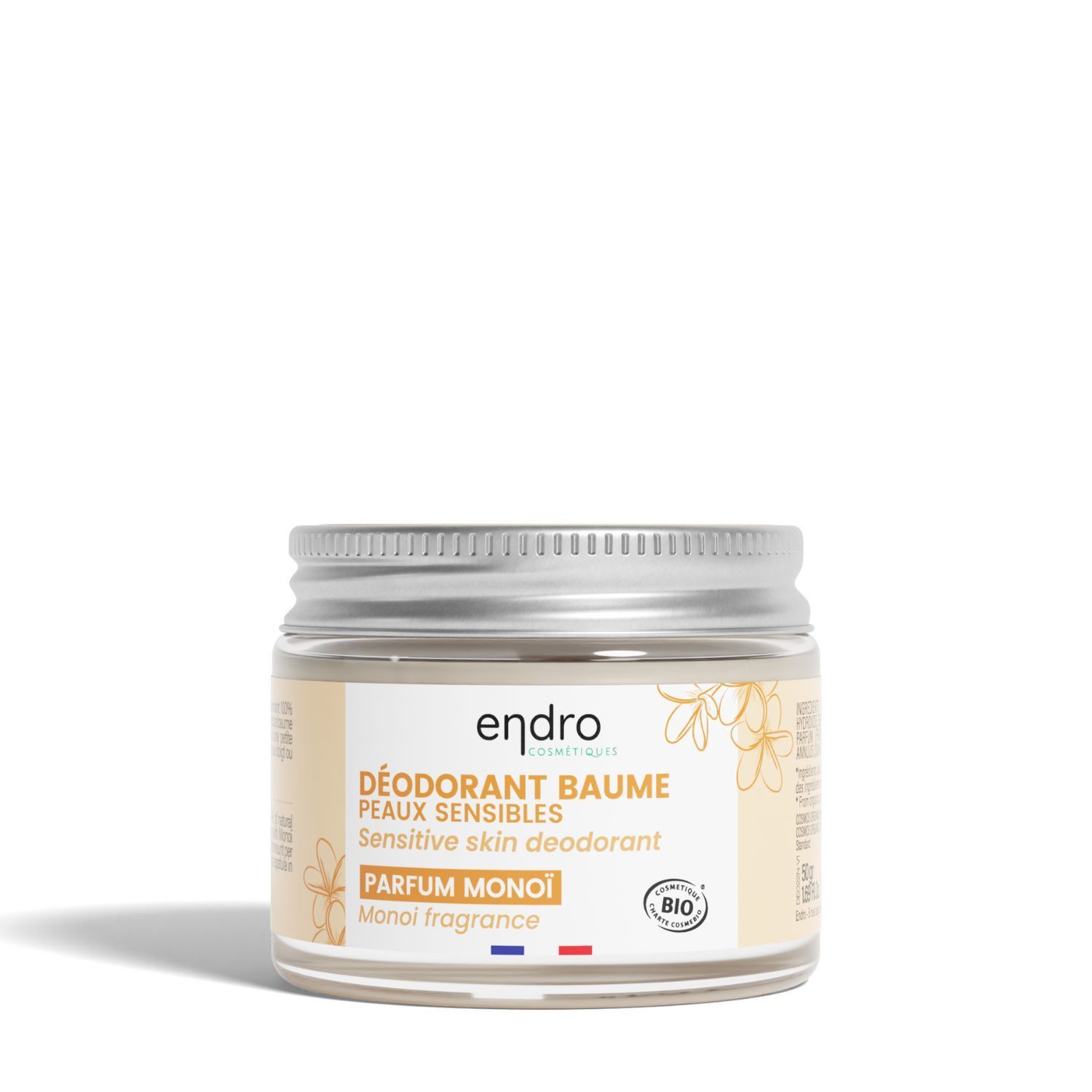 ENDRO COSMETIQUES Deodorant fest natürlich Monoi inklusive Spachtel 50 ml
