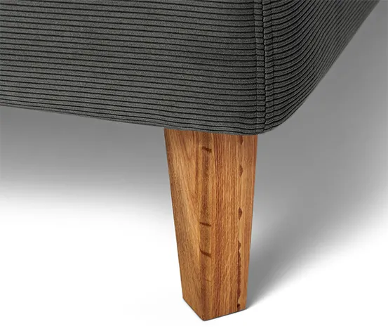 Boxspringbett, ca. 180 x 200 cm, anthrazit