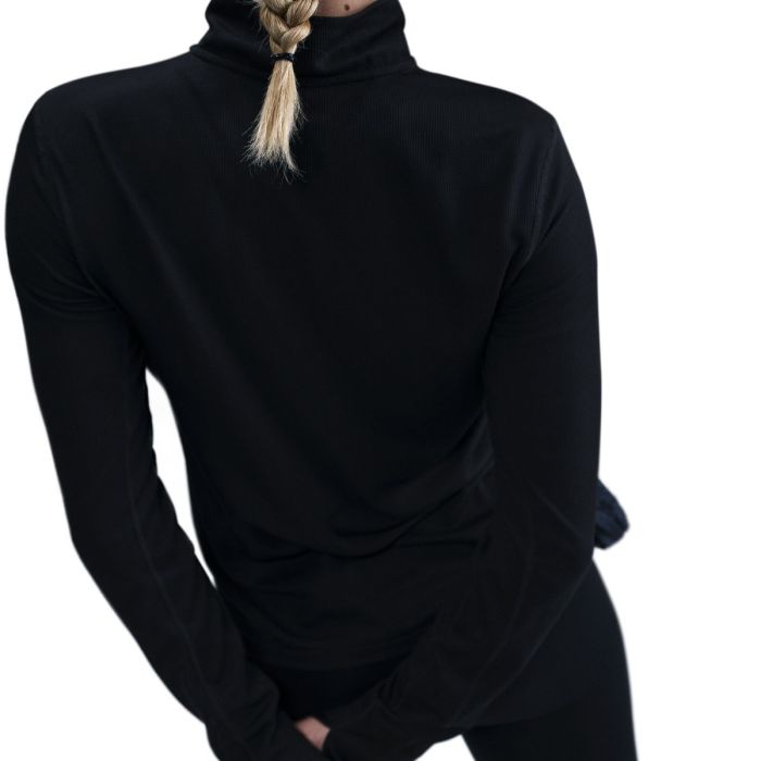 Nike Dame Trail Dri-FIT Half Zip Midlayer Sort