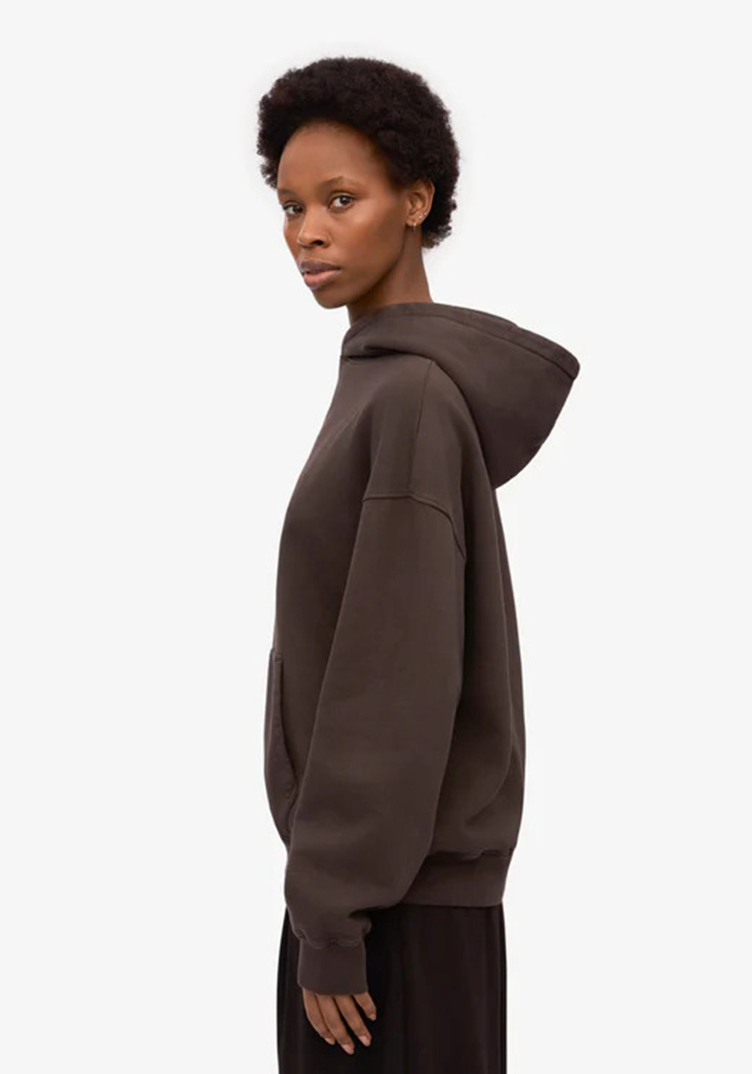 Colorful Standard Oversized Hoodie Coffee Brown