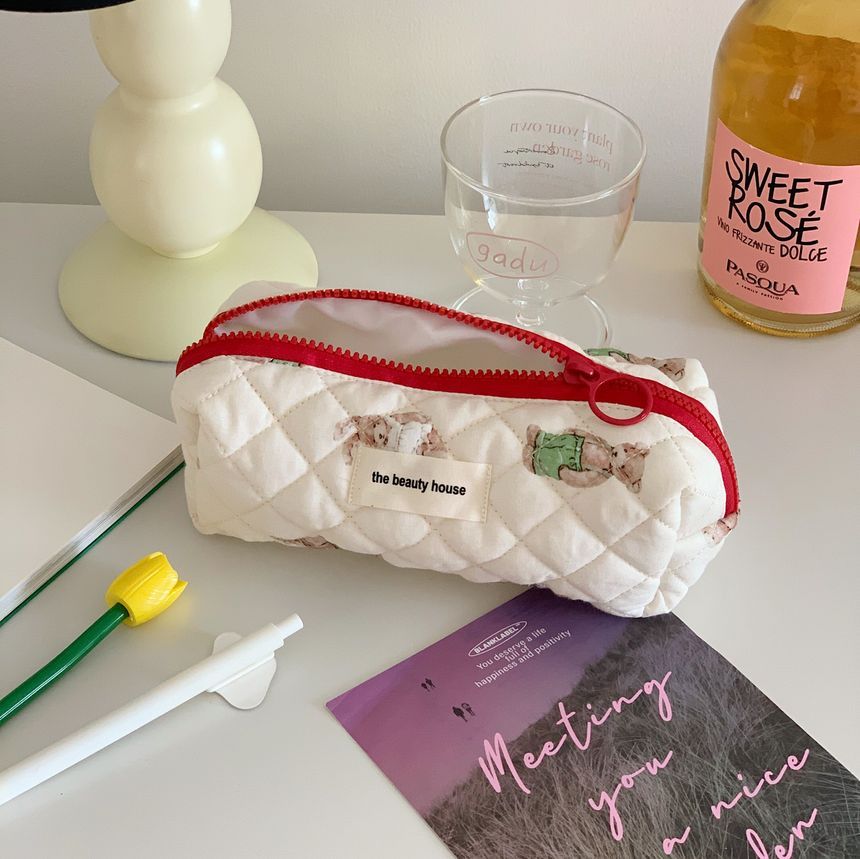 Olsin - Floral / Bear Travel Makeup Bag (verschillende designs)