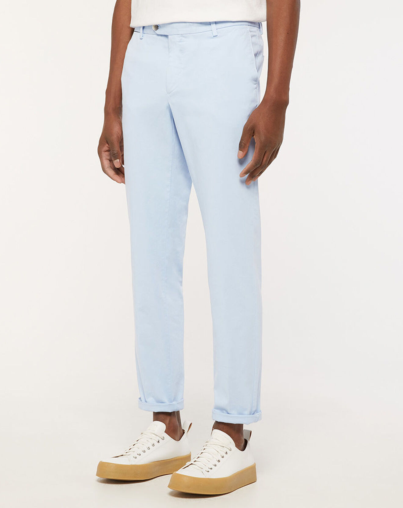 Hackett London Pantalon Chino Slim Fit Kensington bleu clair