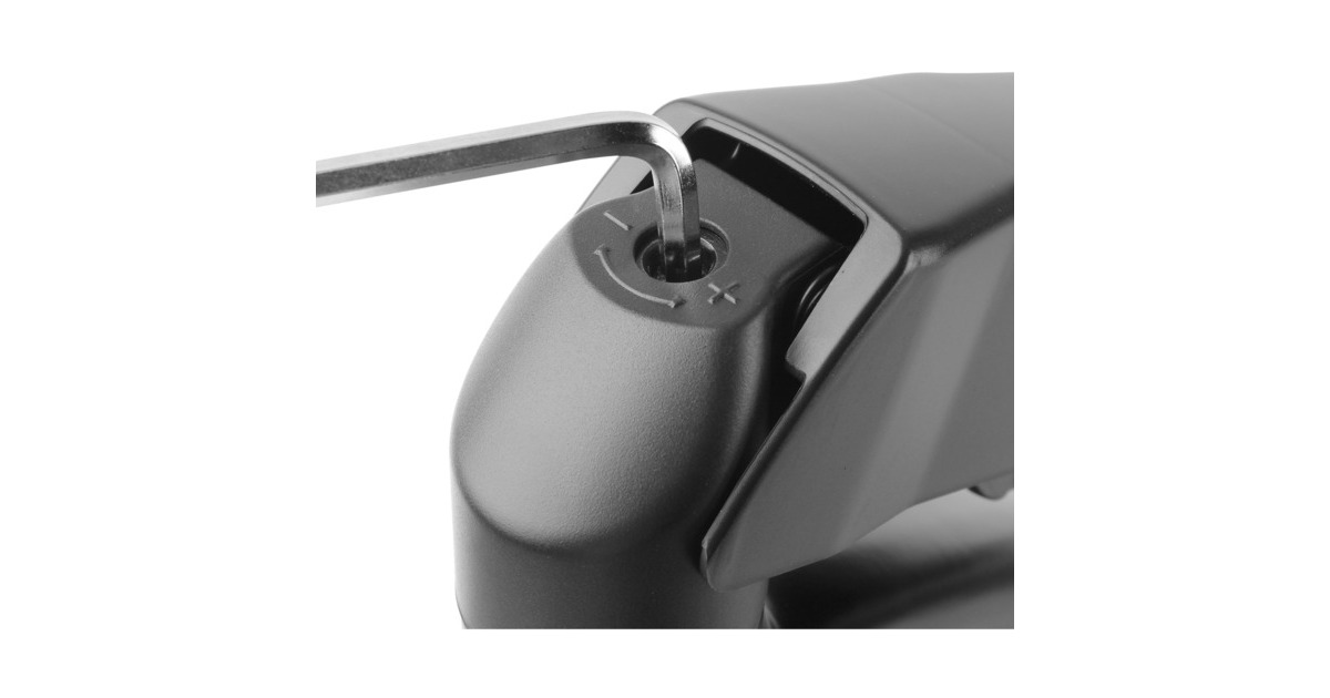 ACT ConnectivityMonitorarm office met gasveer, 2 schermen  (Zwart)