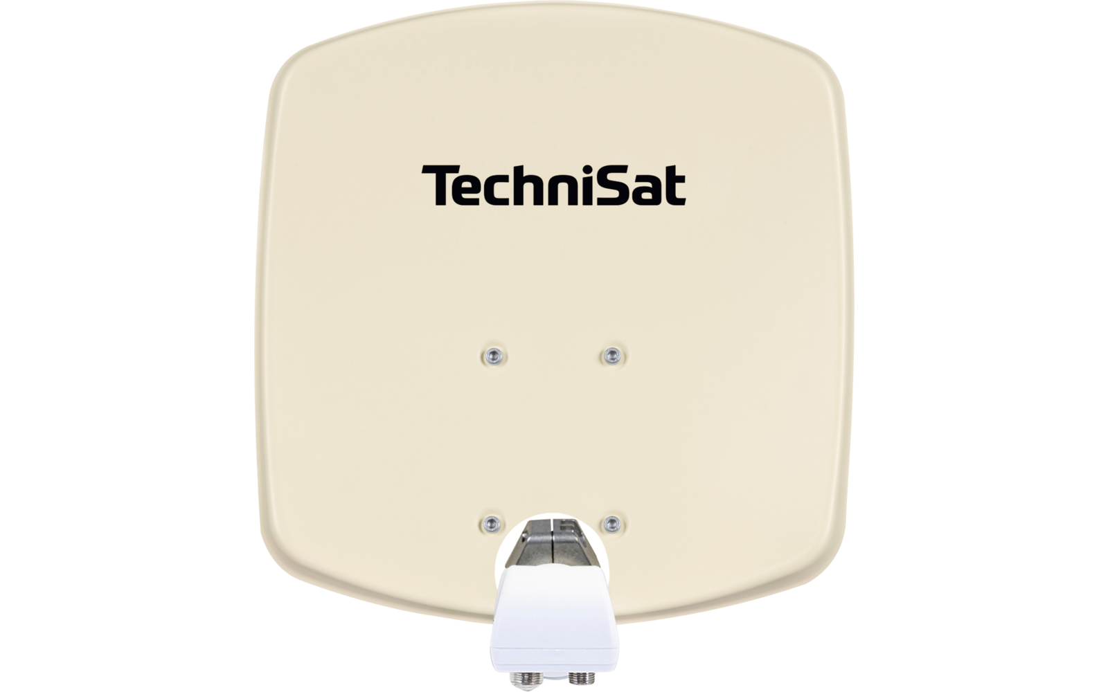 TechniSat Digidish 33 Digitale Satelliten Antenne mit Universal Twin LNB 33 cm Grau