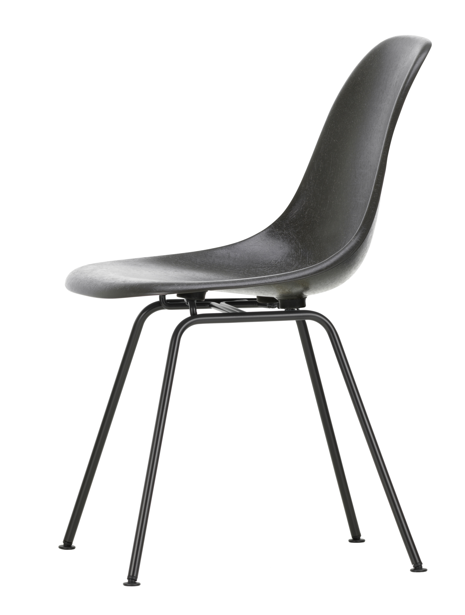Eetkamerstoel DSX Fiber dark onderstel elephant hide grey