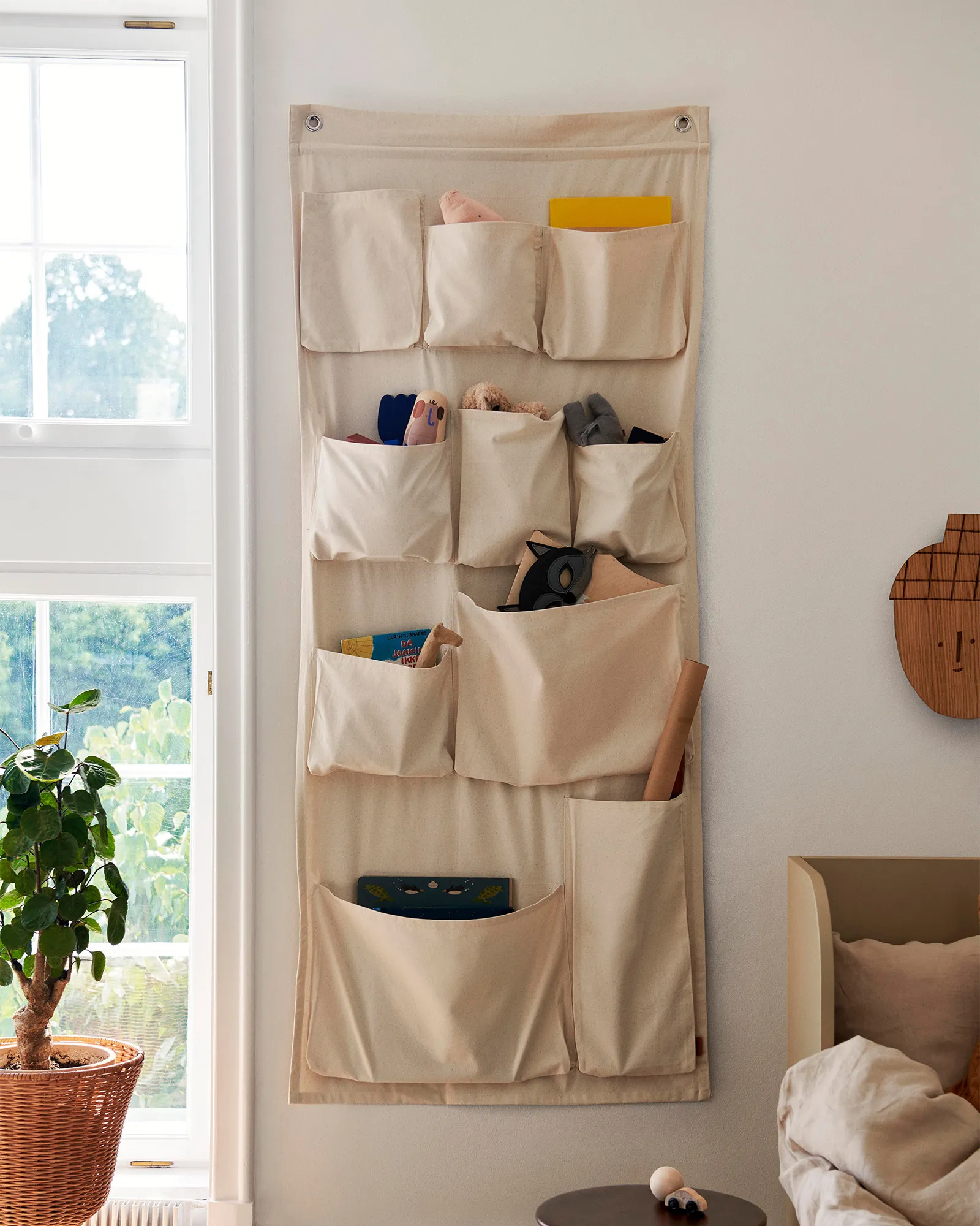 ferm LIVING Canvas XL Wall Pockets