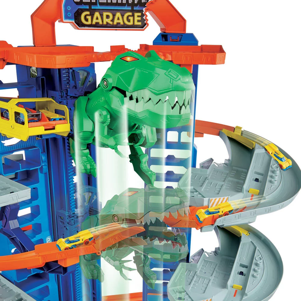 HOT WHEELS - SUPER DINO ROBOT GARAGE