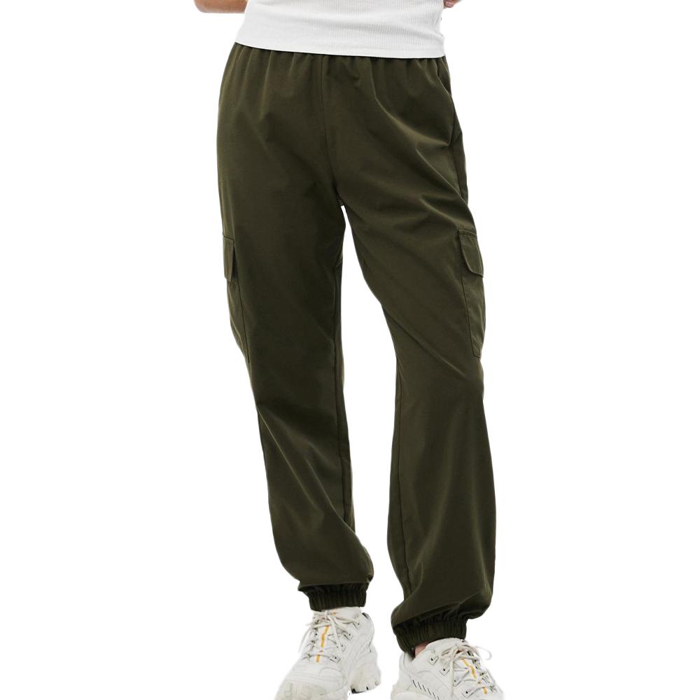 Pieces Pantalon Toile Kaki Femme Pieces Cargo