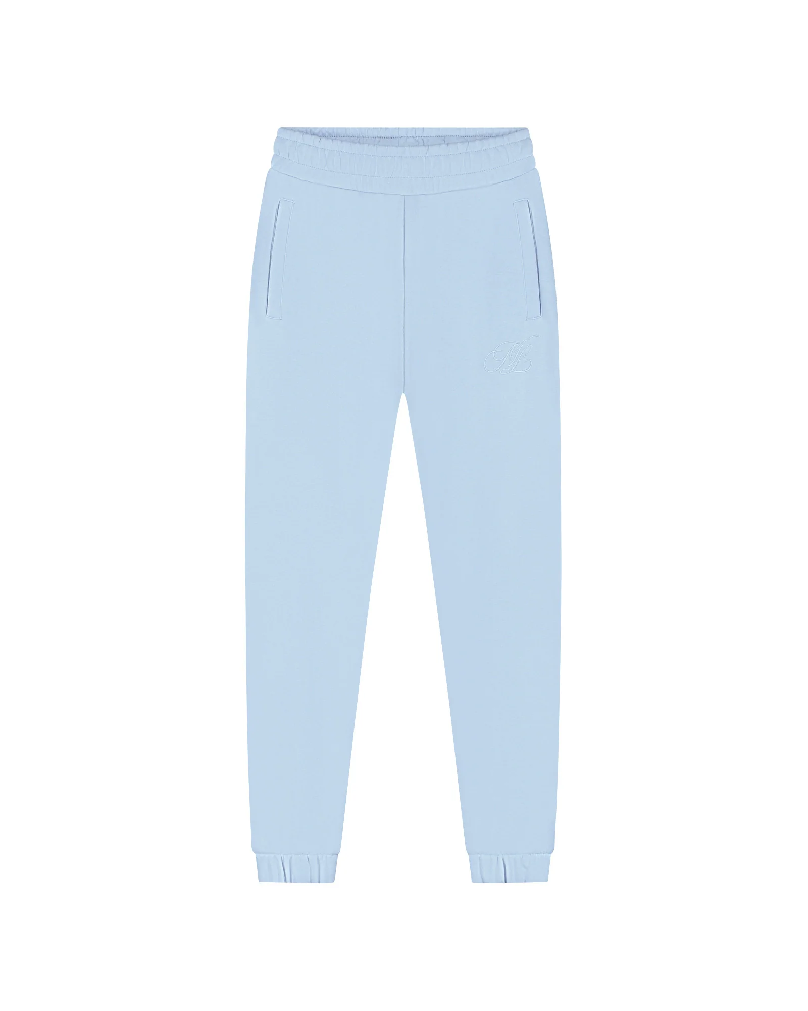 Malelions Cropped Emblem Trainingspak Dames Lichtblauw