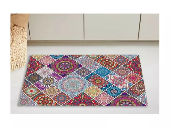 Tapis de cuisine 50x120 cm Polyester Multi Cha