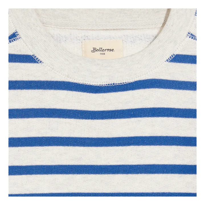 Bellerose Robe Sweat Fadola Marinière | Ecru chiné