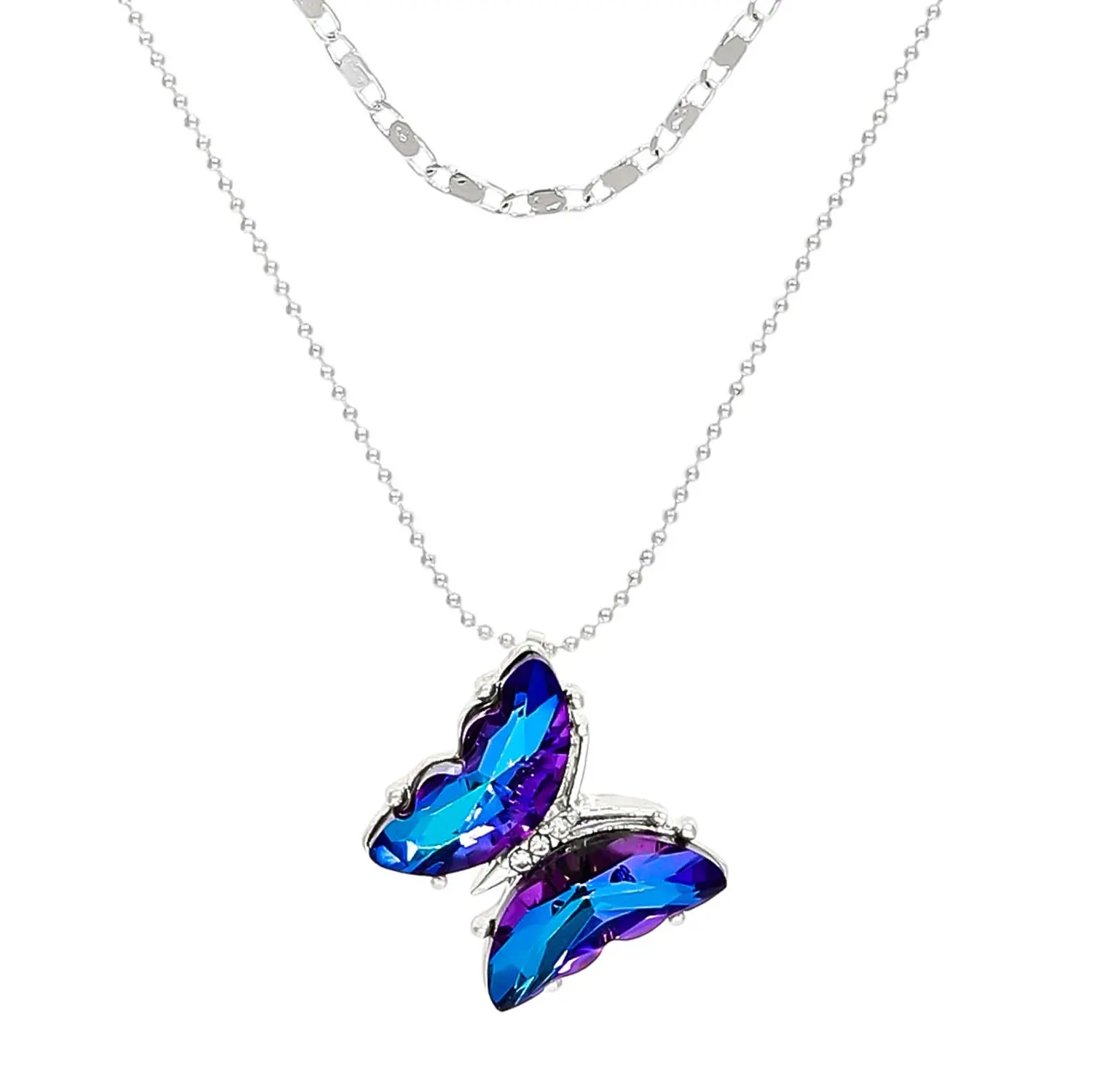Layering Kette - Azure Serenity