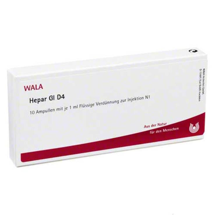Hepar GL D 4 Ampullen, 10X1 ml