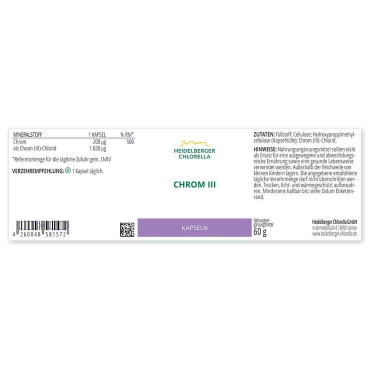 Chrom III Kapseln, 120 St
