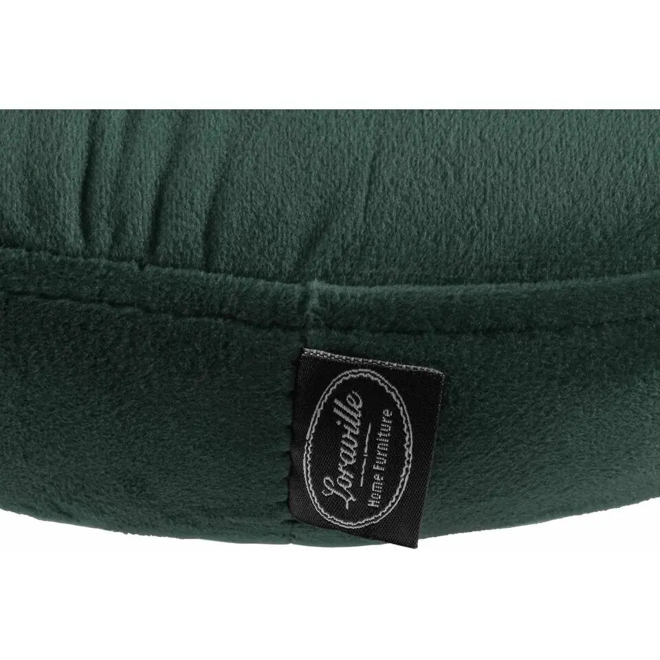CLP Barkruk Ponte zwart Frame - Fluweel - groen