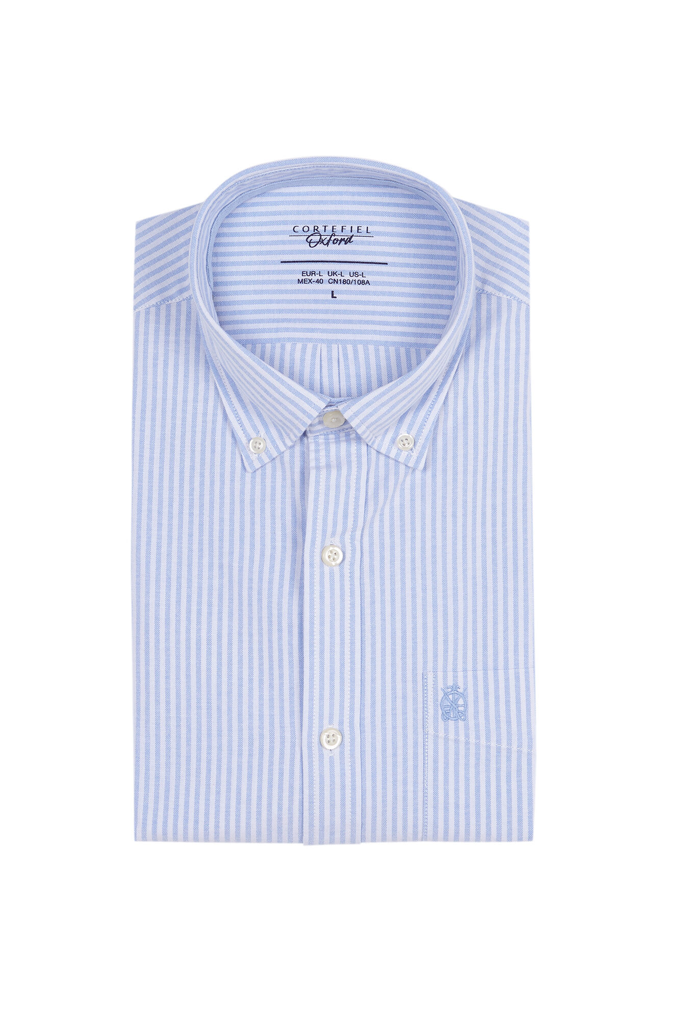 camisa oxford listrada