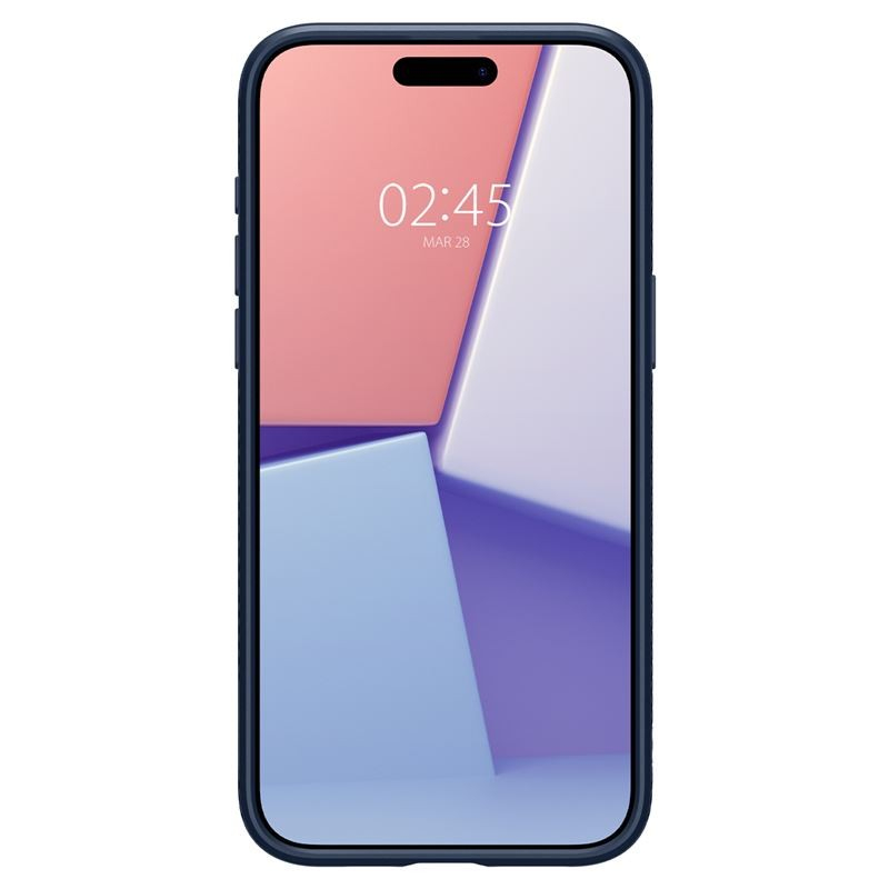iPhone 15 Liquid Air Case Gummi Hülle (ACS06791) - Navy (Matt)