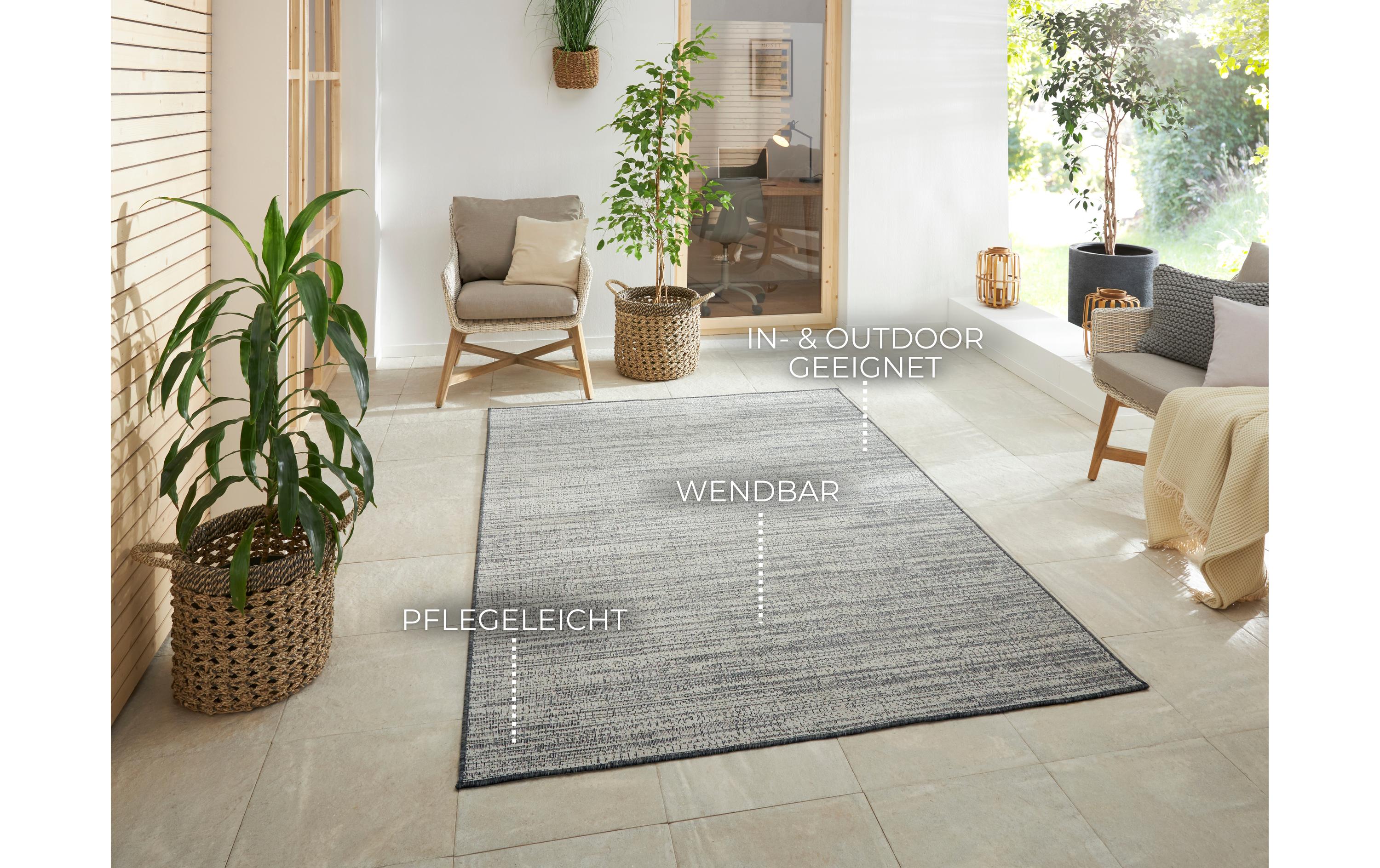 Teppich Melange 80 x 150 cm, SilverDesignteppich