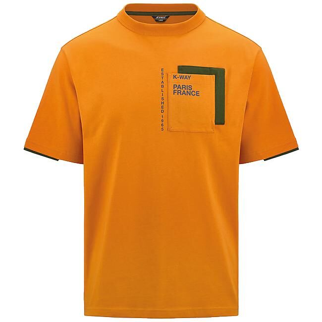 K-WAY - T-SHIRT MC FANTOME CONTRAST POCKETS