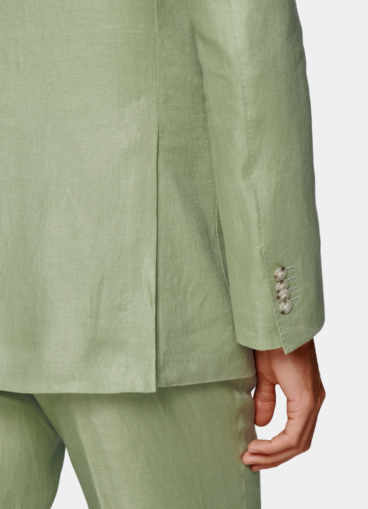 Costume Havana coupe Tailored vert clair