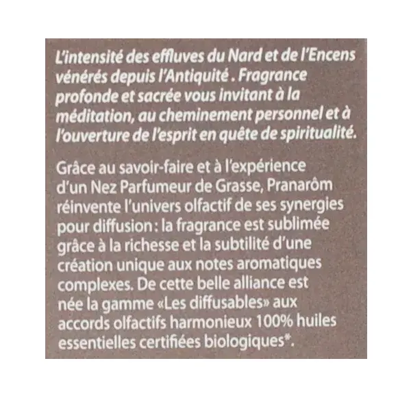 Mistura de Óleos Essenciais Orgânicos para Meditação Pranarôm Difusables 30ml