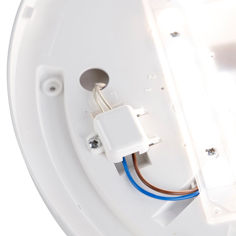 Plafondlamp wit incl. LED en dimmer met afstandsbediening - Mane