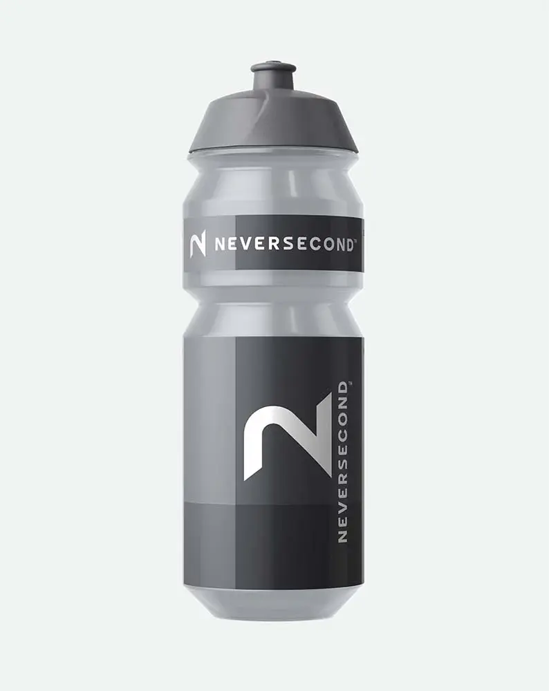 Neversecond Bidon 750ml Grijs
