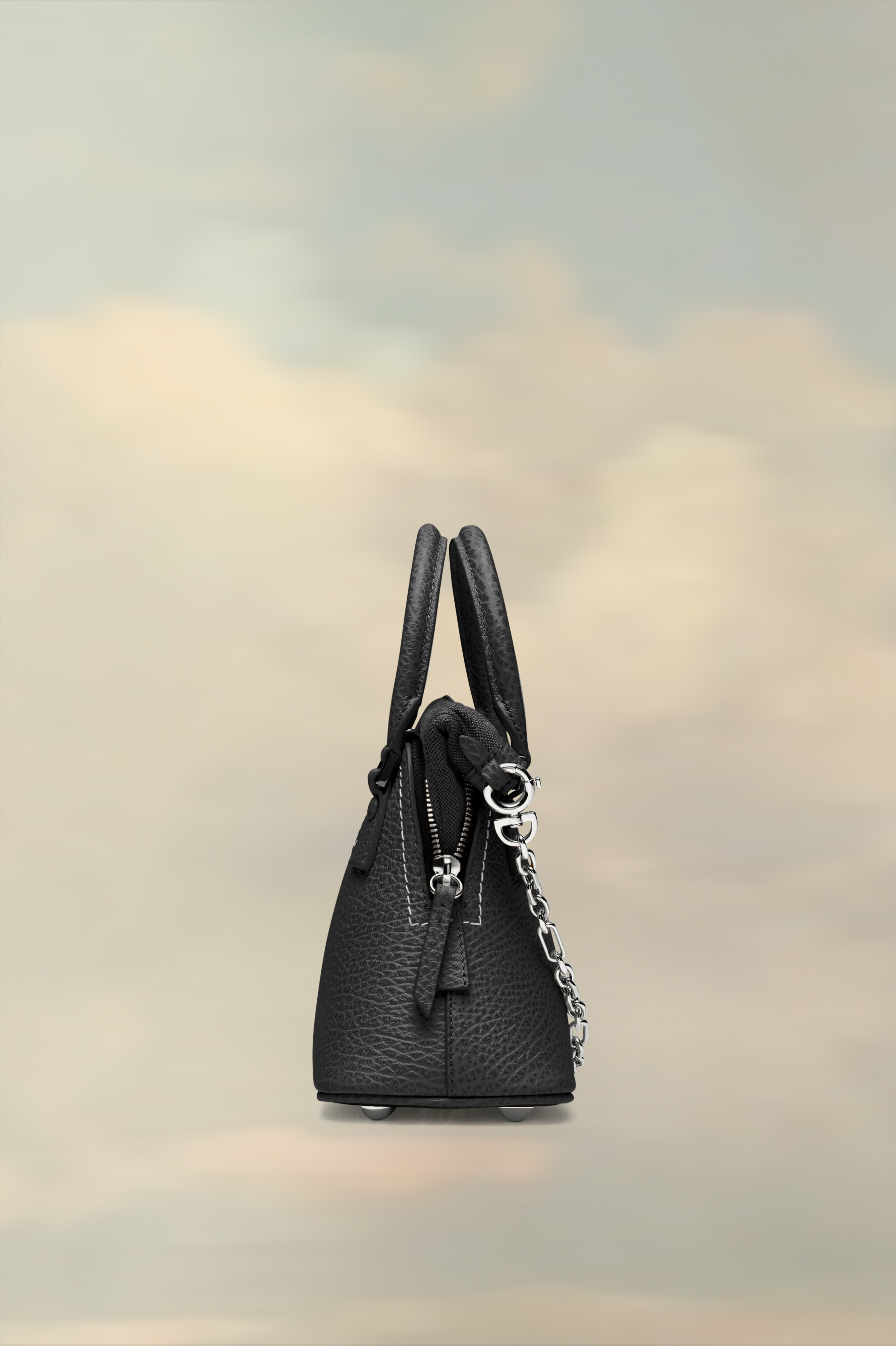 5AC classique micro en cuir grainé | femme Noir