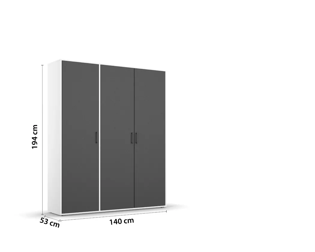 Kleiderschrank Voyager 140 x 194 cm