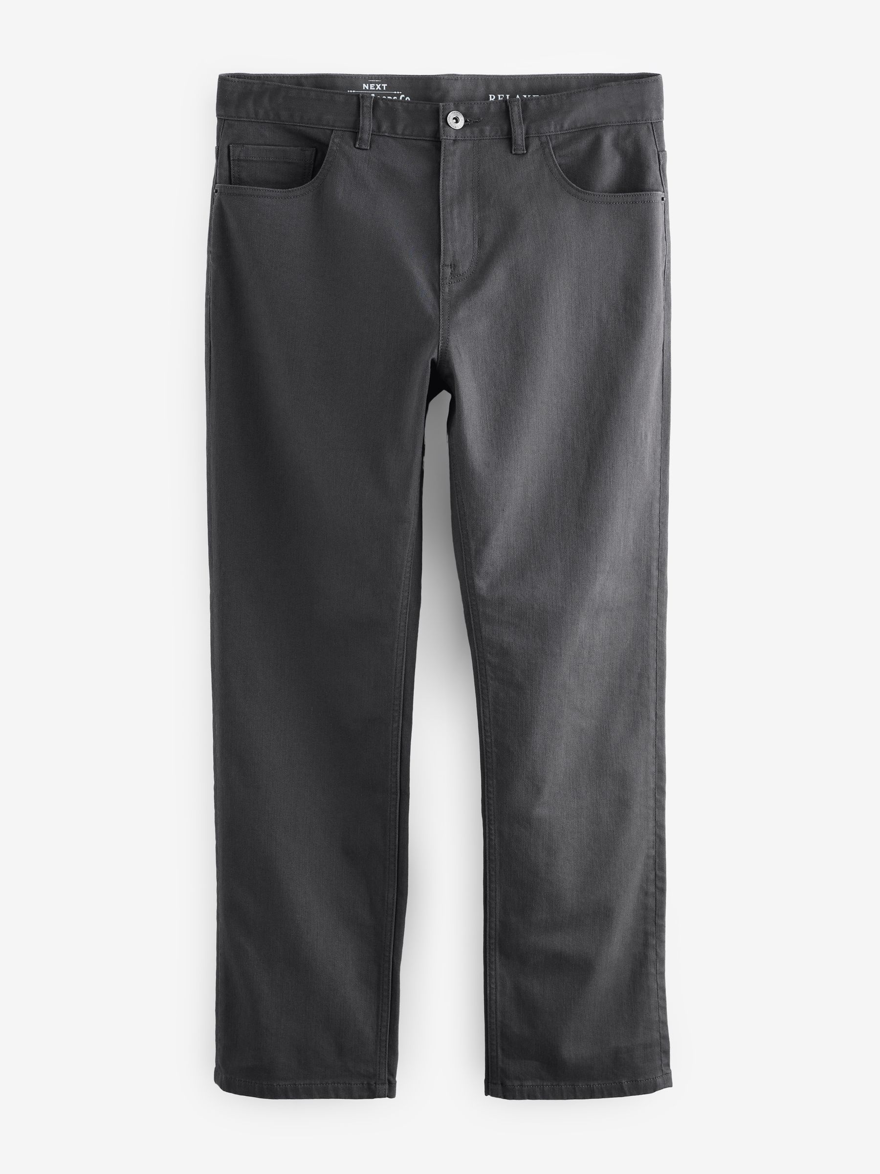Antraciet - Klassieke stretchy Jeans met relaxed fit