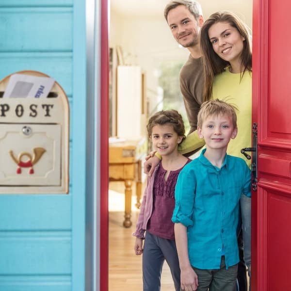 Postkasse i antikk stil