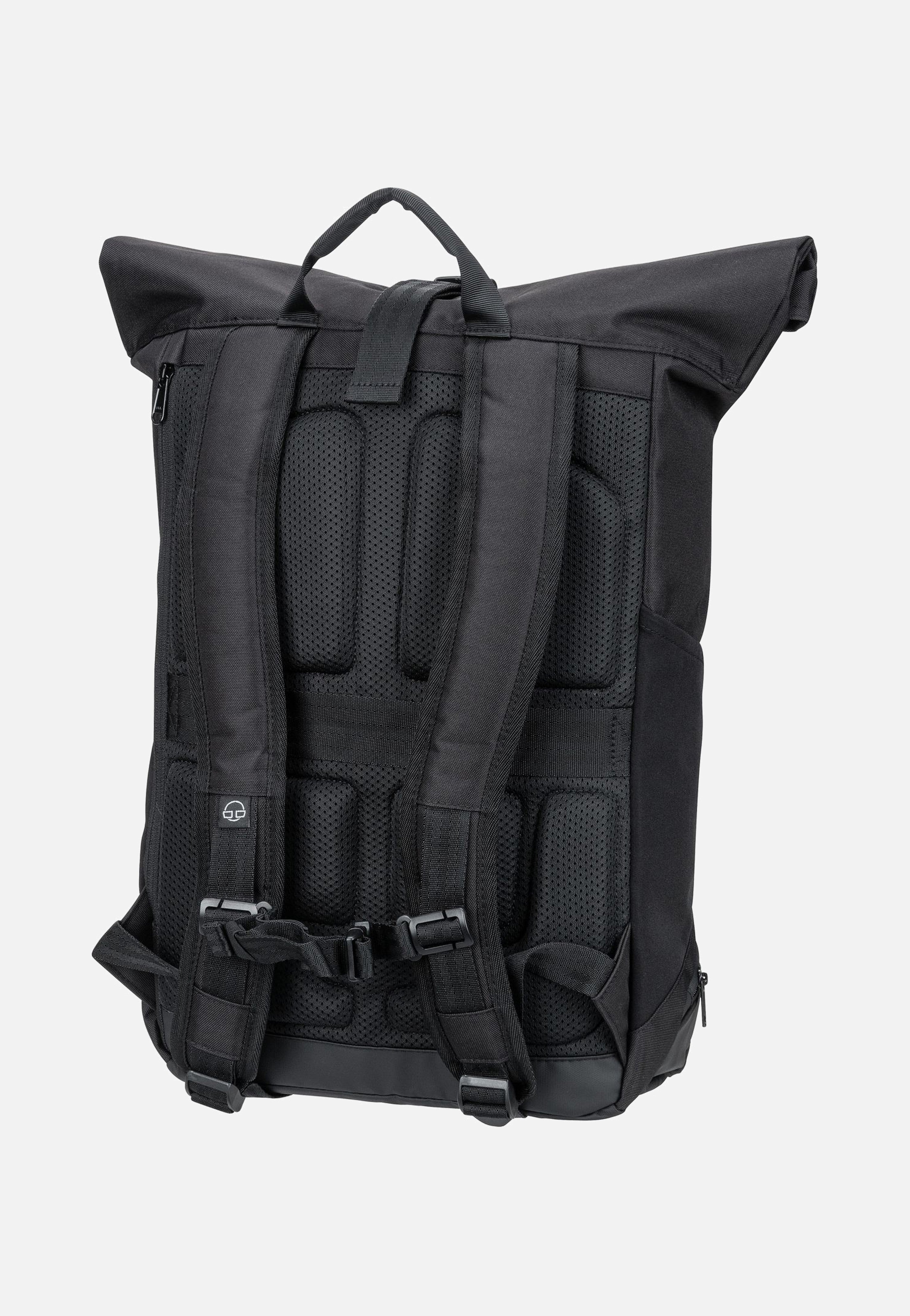 Allen Large Schwarz - Rolltop Rucksack
