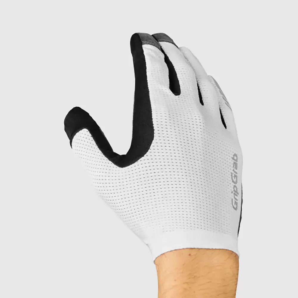 GripGrab PACR InsideGrip MTB Zomer Fietshandschoenen Lange Vingers Wit