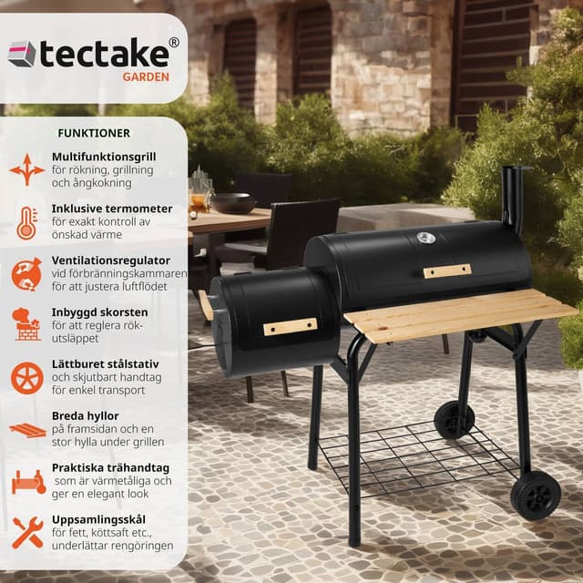 Grill med termometer