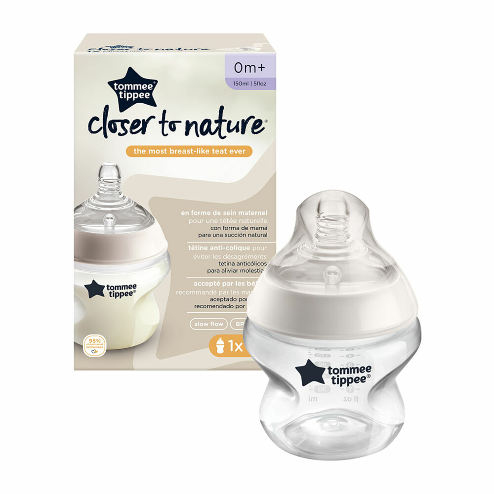 Tommee Tippee Closer to Nature Zuigfles Transparant150 ml