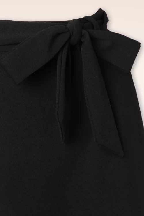Vintage Chic for Topvintage Jessy a-lijn rok in zwart