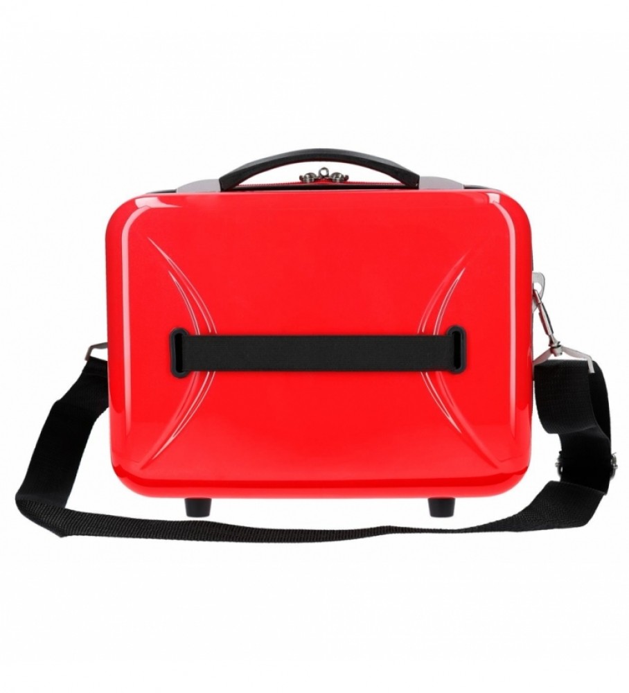Bolsa Joumma Neceser ABS Mickeys Party vermelha - 29x21x15cm -