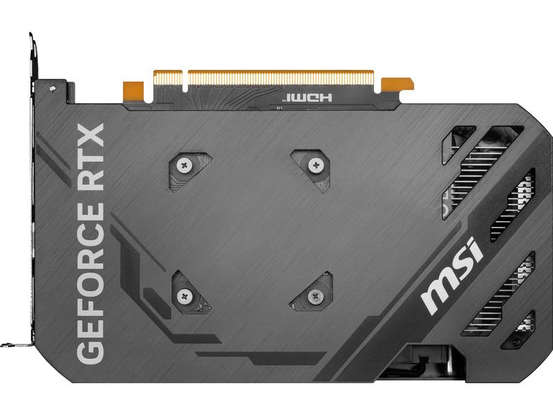MSI Grafikkarte GeForce RTX 4060 Ventus 2X Black OC 8 GB Gamer-Grafikkarte mit 8 GB GDDR6X-Speicher, ermöglicht Auflösungen bis zu 8k