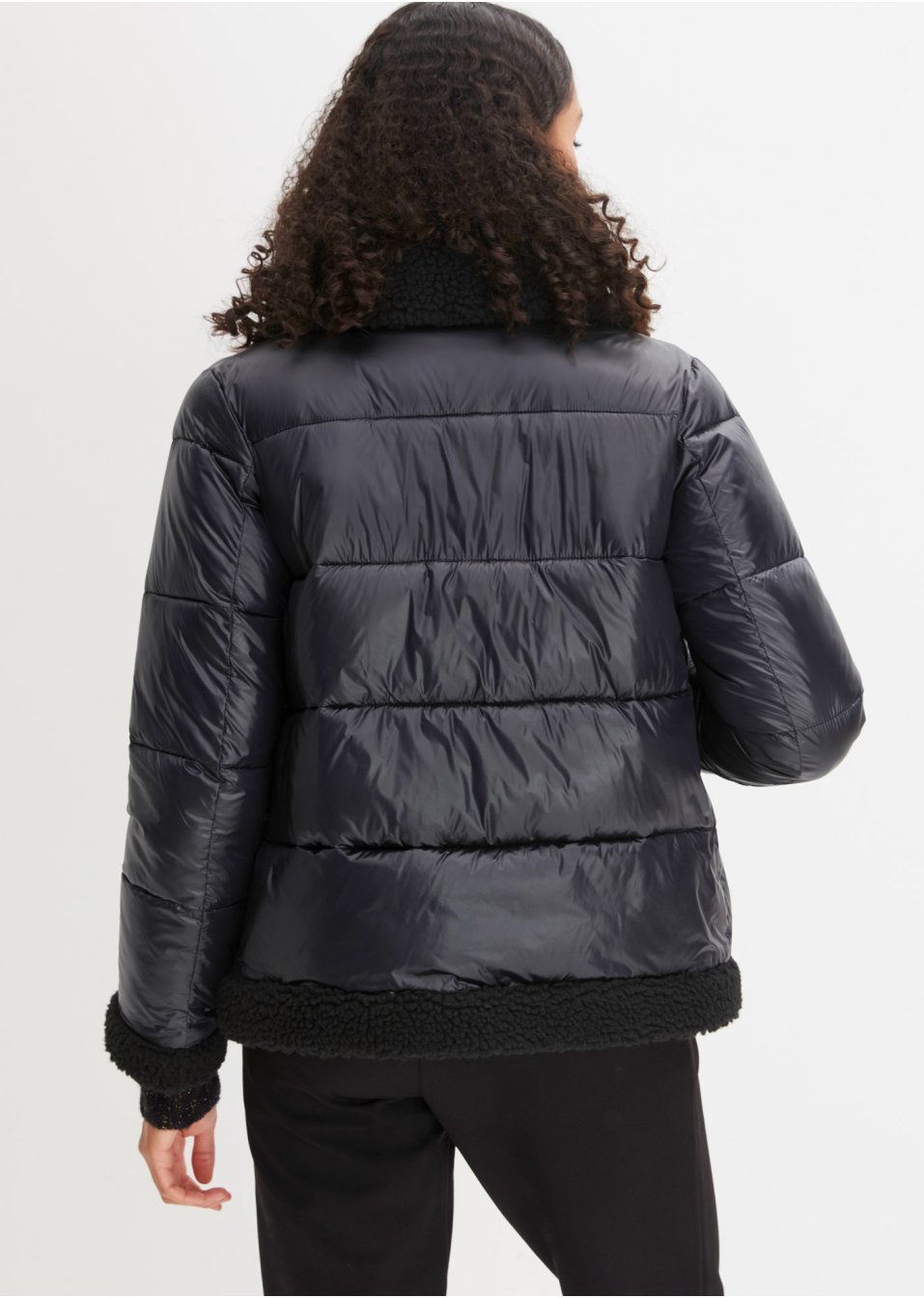 Veste matelassée en mix de matières