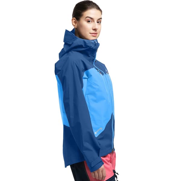 Veste alpinisme HAGLÖFS SPITZ JKT W NORDIC BLUE/BALTIC