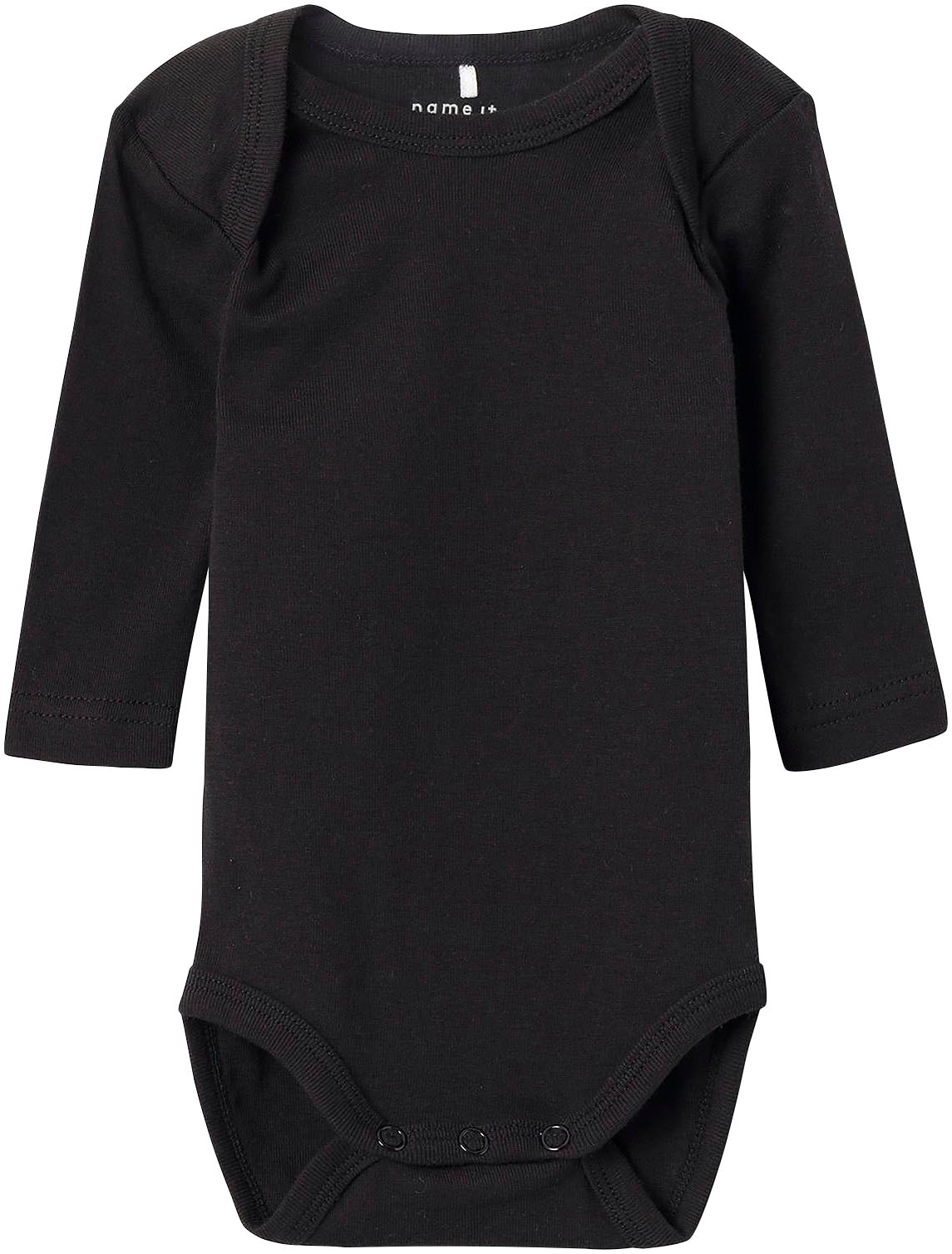 Name It Langarmbody »NBNBODY 2P LS SOLID BLACK NOOS«, 2 Stk.