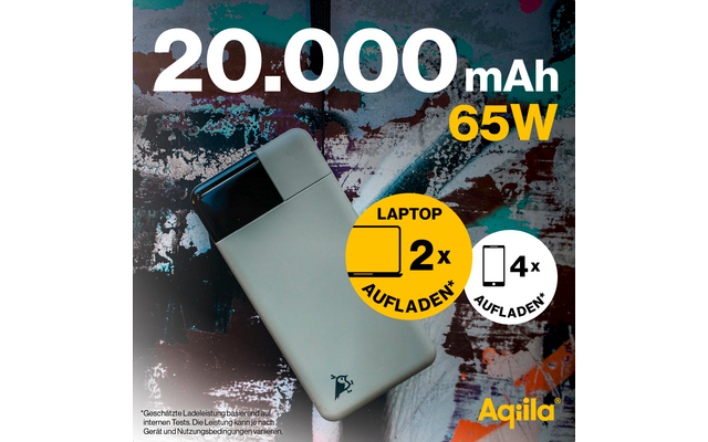 Aqiila Powerbird Powerbank 65 W 20000 mAh