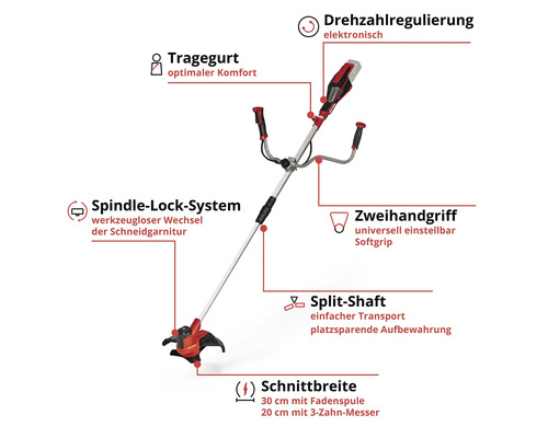 Einhell Power-X-Change AGILLO 18/200 accu-bosmaaier (accu en lader niet inbegrepen)