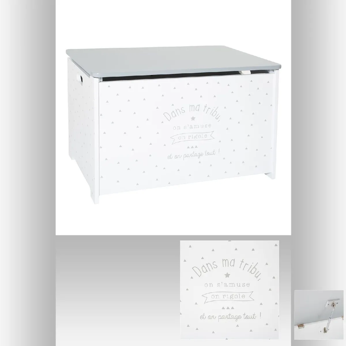 Atmosphera, Createur D'Interieur Atmosphera Coffre à Jouet - Argent